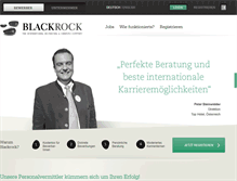 Tablet Screenshot of blackrockcareers.com